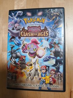 Pokemon the Movie Hoopa & the Clash of Ages DVD Very Good OPENED USED