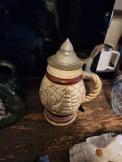 Vintage Avon Decorative Beer Stein, Sailing Ship