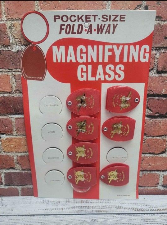 Vintage Magnifying Glass Store Display +