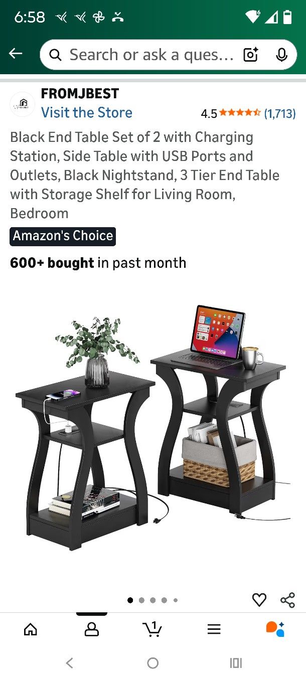 Black End Tables