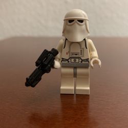 Lego Star Wars Snow Trooper Minifigure with Brickarms Imperial Blaster