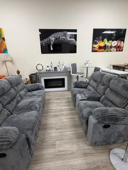 Sofa and loveseat