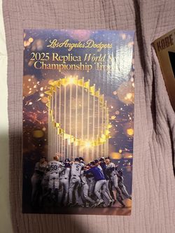Dodgers World Series Replica Trophy