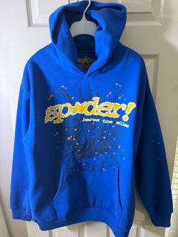 spider hoodie (blue)