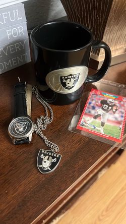 Raiders NFL Memorabilia Collection Lot