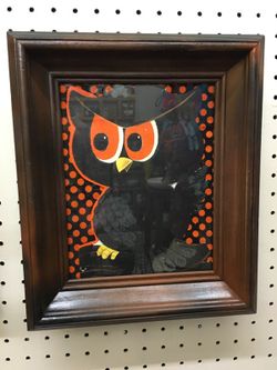 Vintage Owl Framed Art