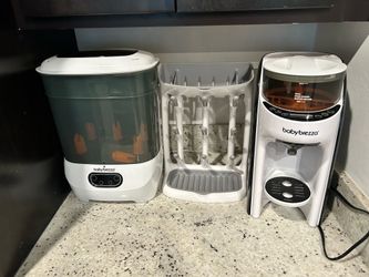 Baby brezza bottle dryer drying rack and bottle maker