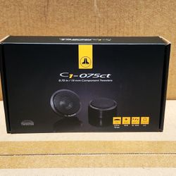JL Audio Car Speakers Evolution C1 Series 3/4" Aluminum Dome Tweeters 100 Watts C1-075CT 🚨 Payment Options Available 🚨 No Credit Needed 🚨 
