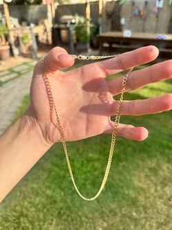 14k Curb-link Chain