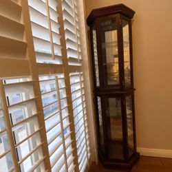 Cabinet W/lighting Mirrors,shelves  Wood Cherry