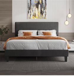 Lifezone queen bed frame and mattress