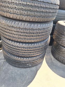 Firestone LT275/70R18 set of four Used tires $400