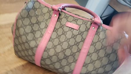 Gucci Boston bag Gg pink leather