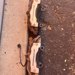 2004-2010 Porsche Cayenne S Brembo Front Brakes Calipers Set of 2 Pc OEM