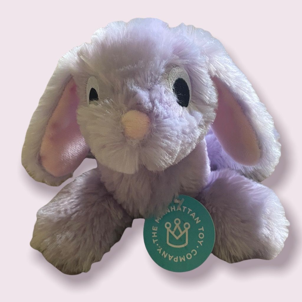 NWT Manhattan Toy Company Floppy Plush Bunny Lilac