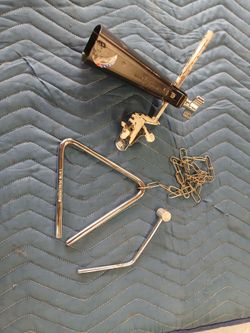 Latin Percussion Cowbell and Triangle