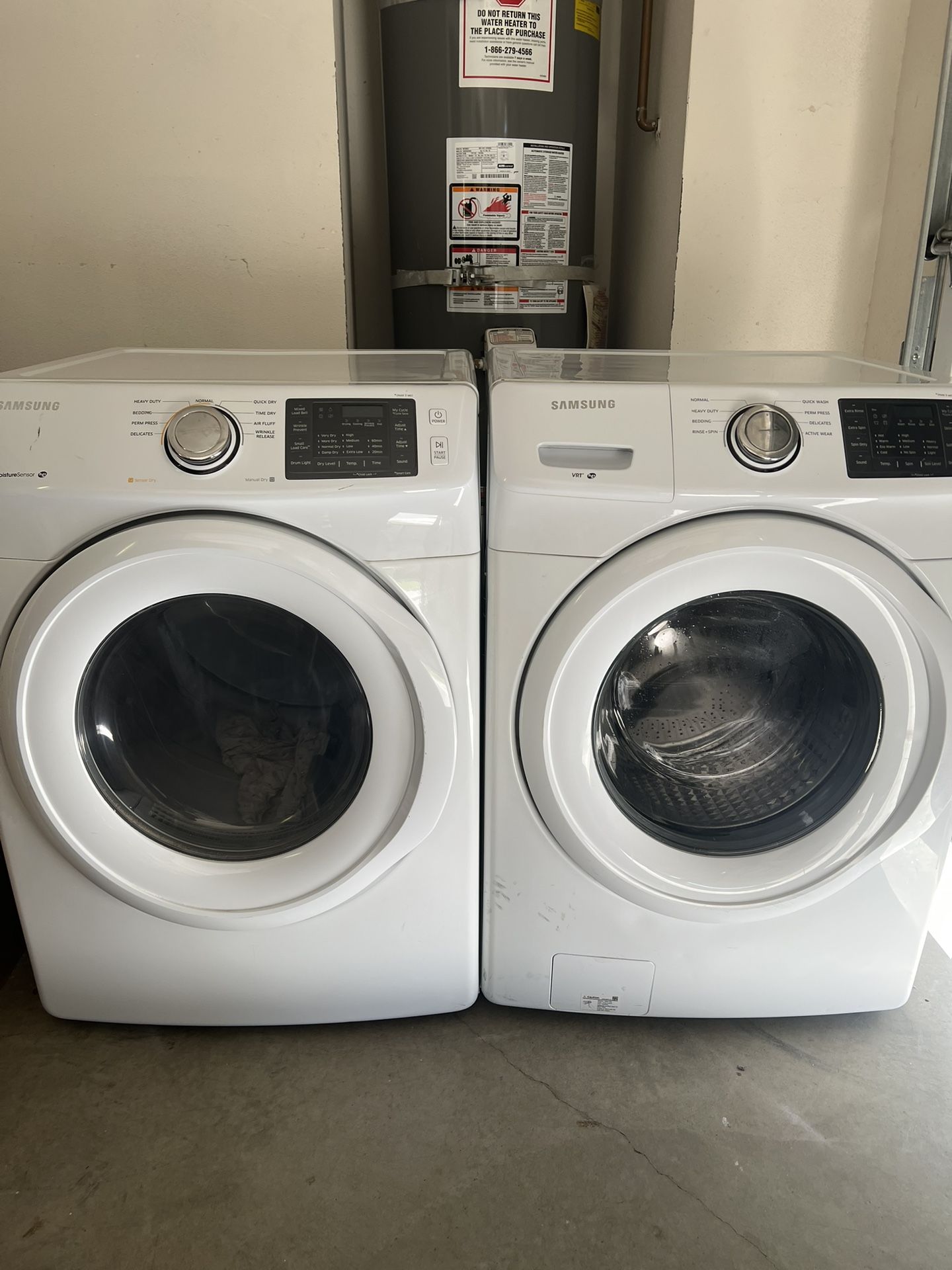 Samsung Washer And Gas Dryer Set