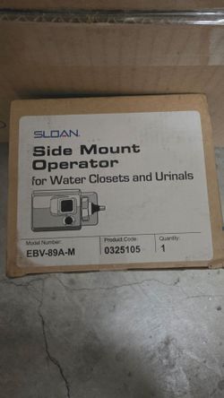 Sloan side mount operator