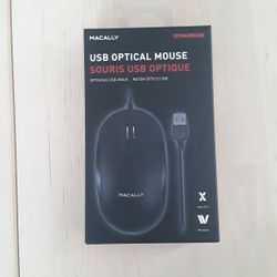 Macally Silent Wired Mouse