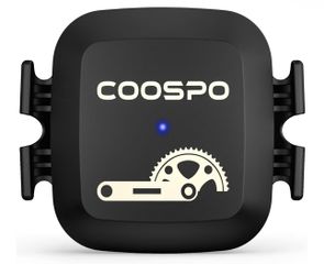 COOSPO Cadence & Speed Sensor for Cycling, Wireless Bluetooth & ANT+ Bike RPM Sensor for Cycling Computers, Compatible with IP67 / Rouvy / Zwift  Etc
