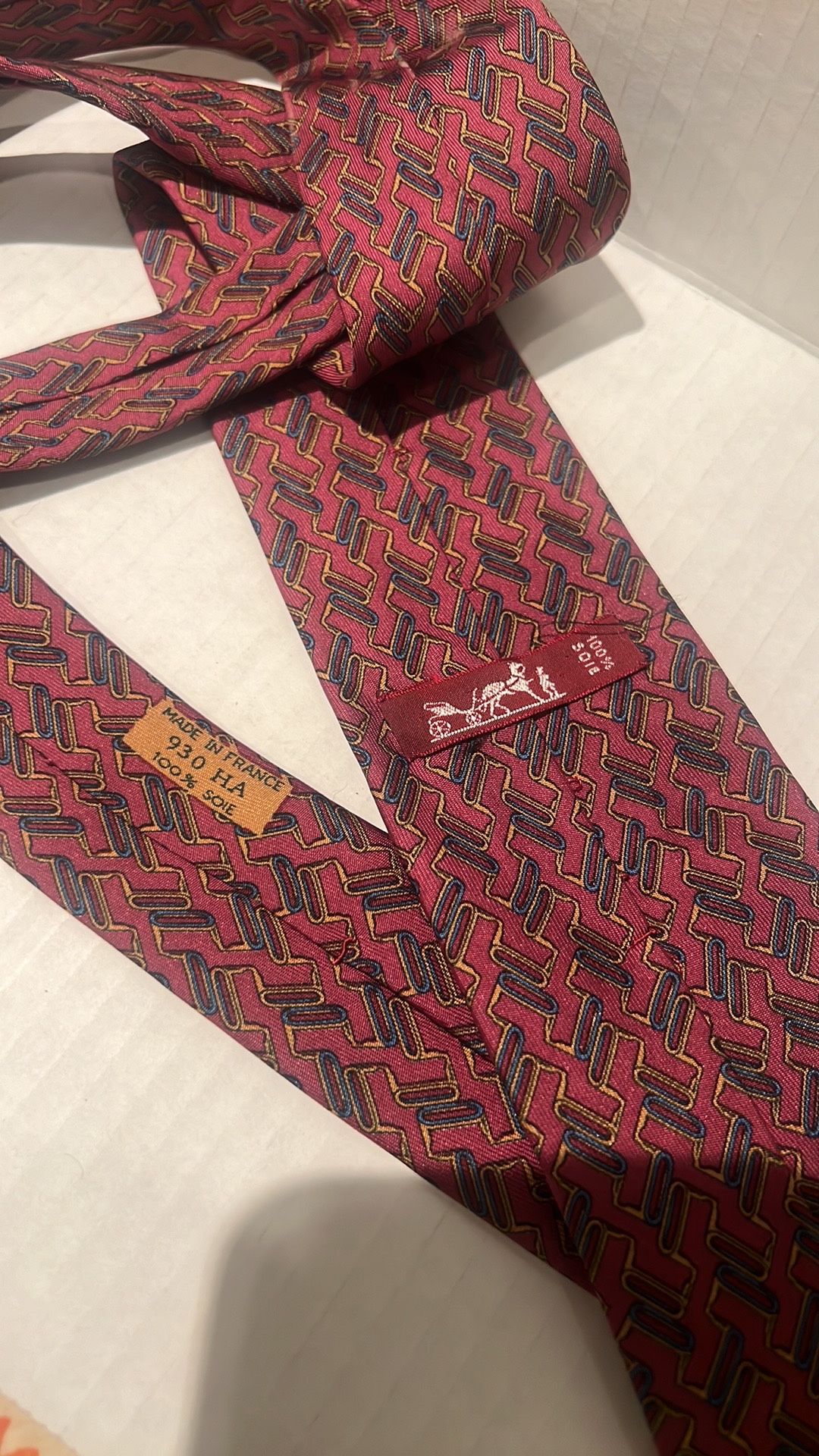 Hermes Tie Gently Used