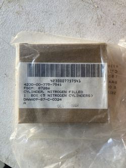 Nitrogen Cylinder Filled 