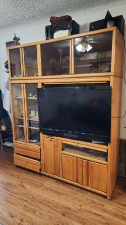 Entertainment Center- solid wood