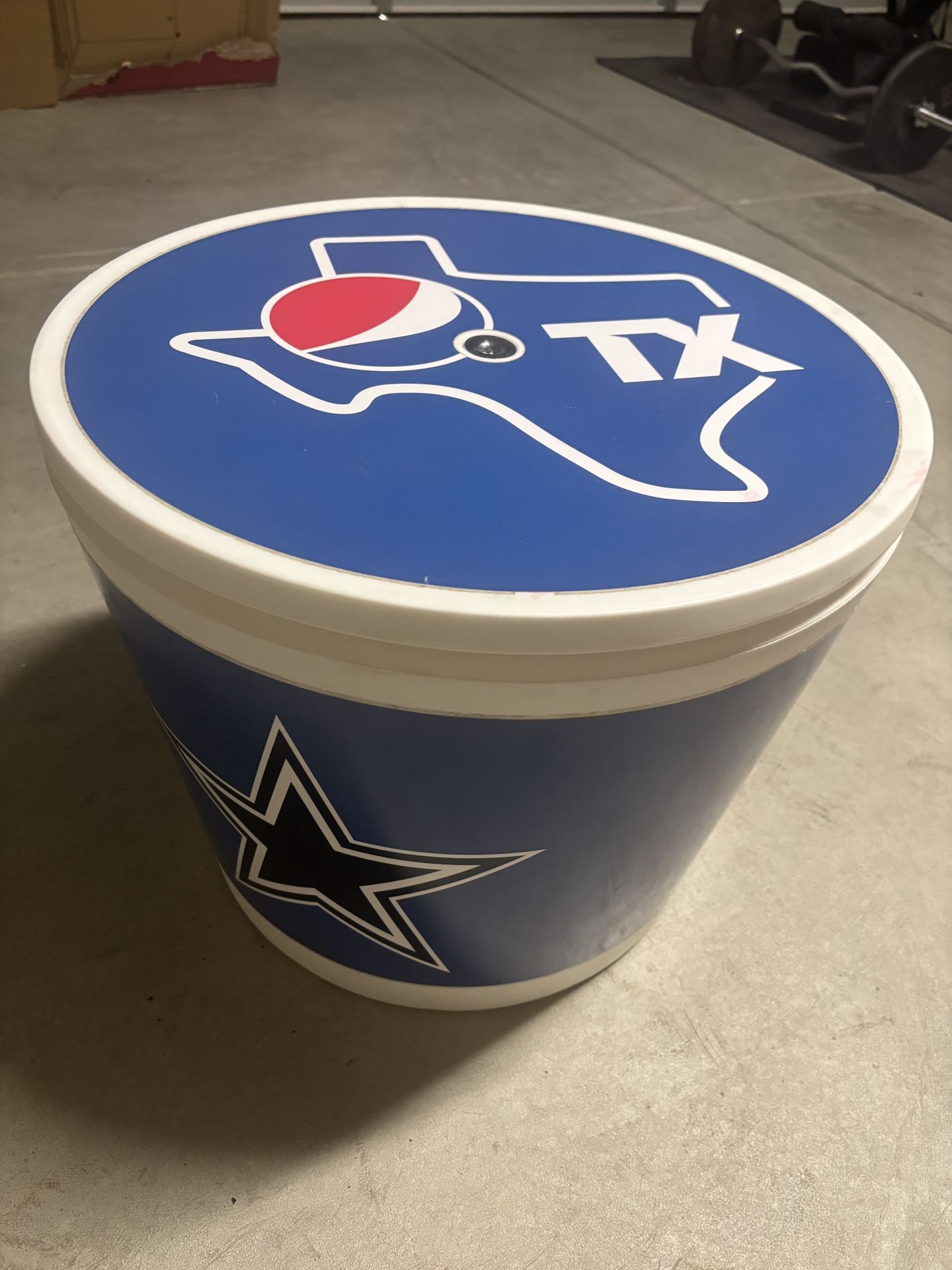 Cowboys Cooler Side Table