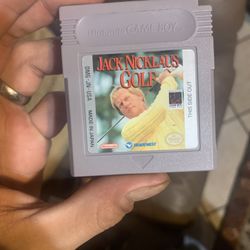 Nintendo Game Boy Jack Nicklaus Golf Authentic Tested & Works Tradewest 1991