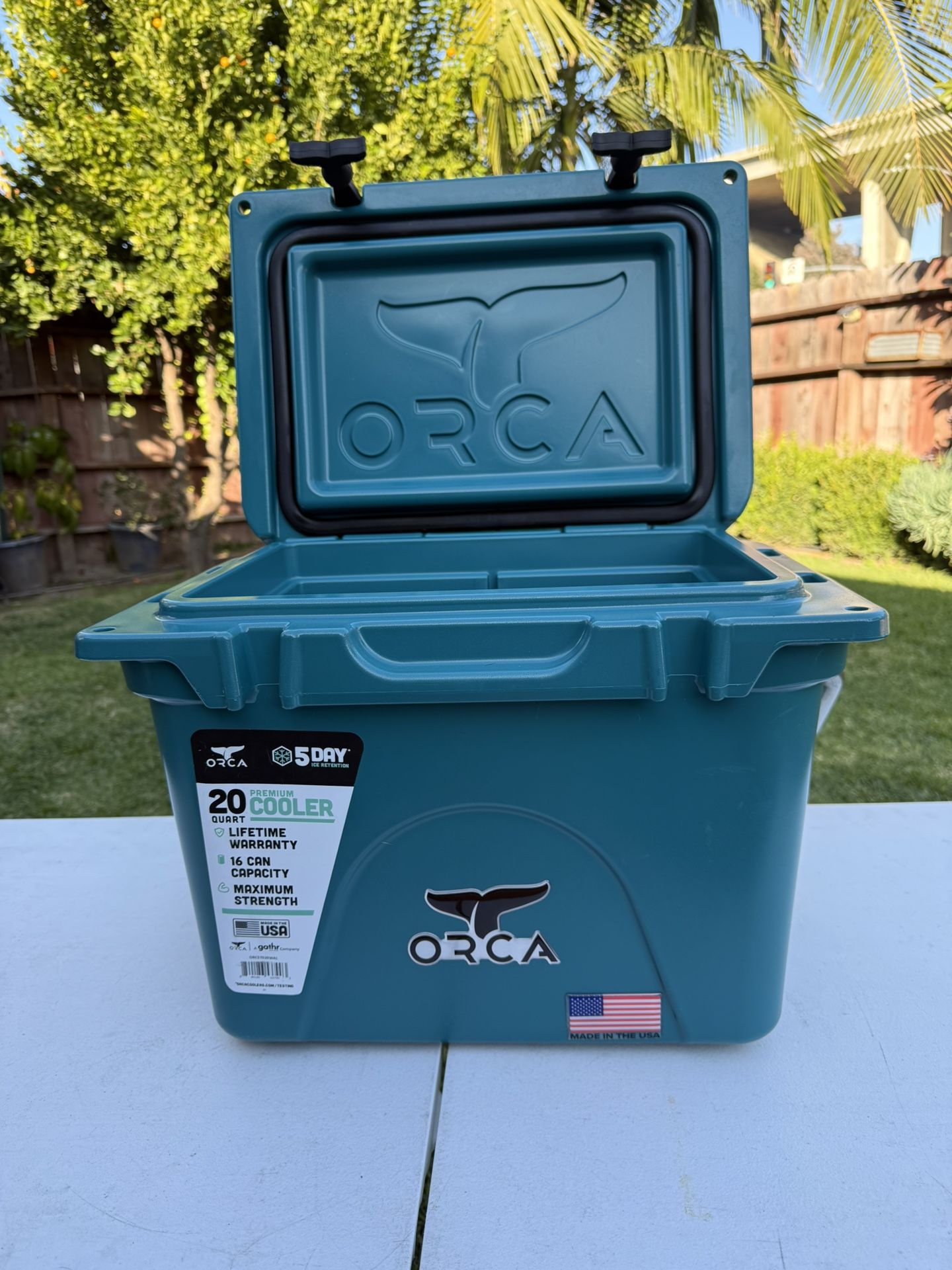 ORCA 20qt Cooler Starboard Blue