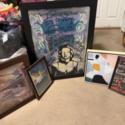 Set of 5 Assorted Framed Artworks