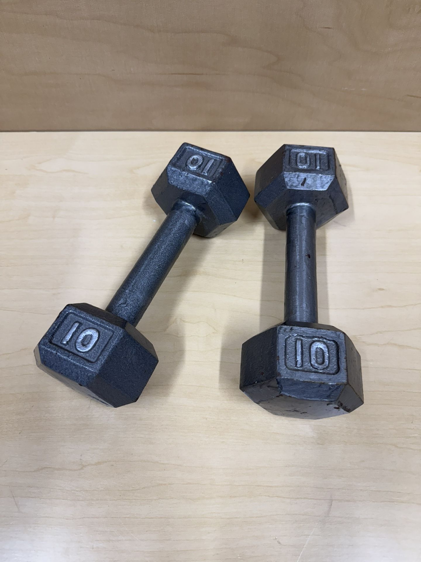 2— 10 Pound Dumbbell Weights