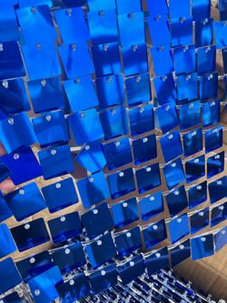 Blue Shimmer Wall Panels