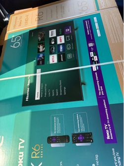65 inch Hisense.Roku Smart TV UHD 4K