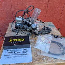 Iwata Compressor & Airbrush With Accesories