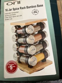 16 jar spice rack BRAND NEW