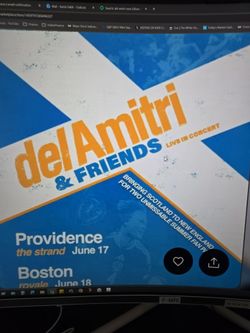 Del Amitri Boston Concert Tickets (2)