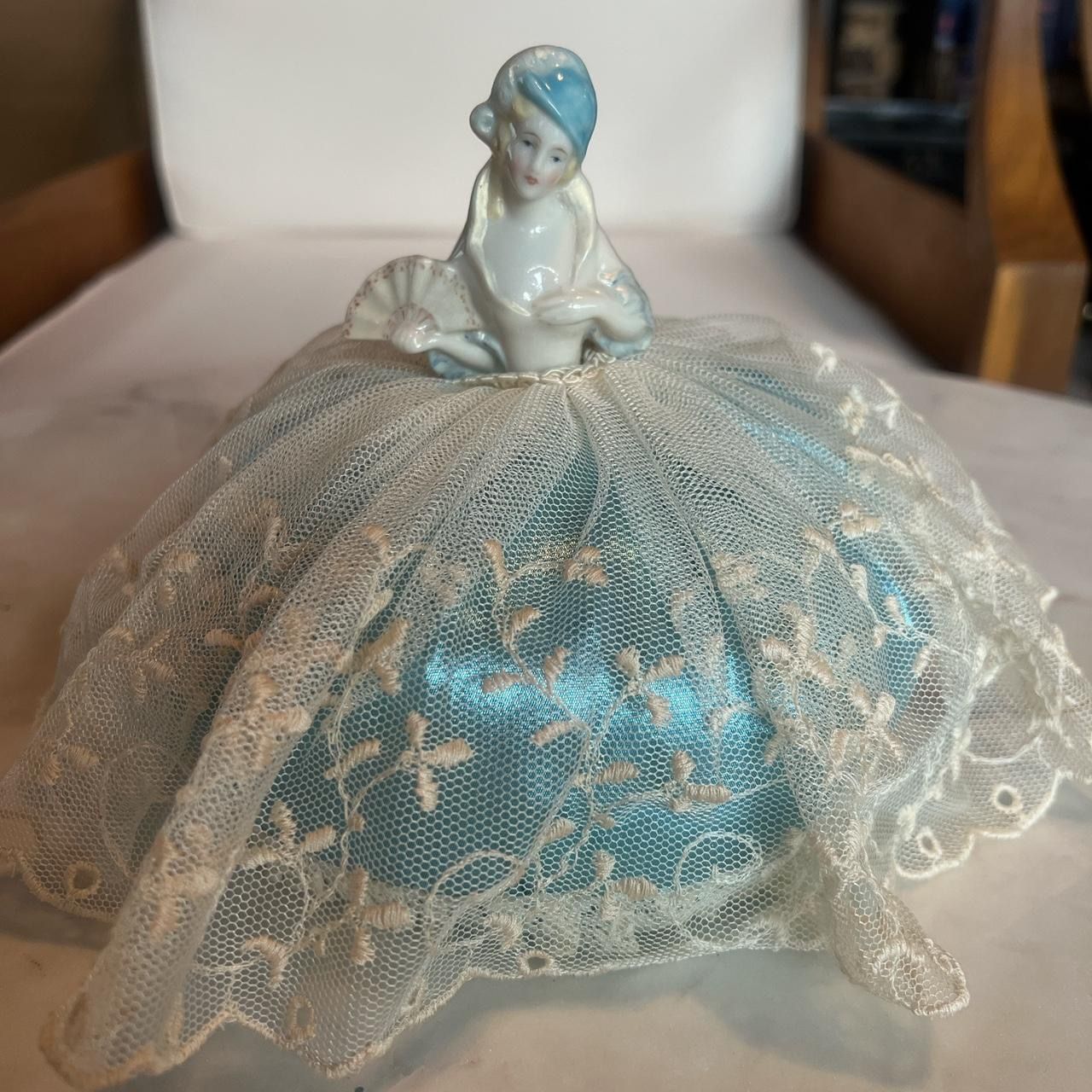 Porcelain Doll/pincushion 