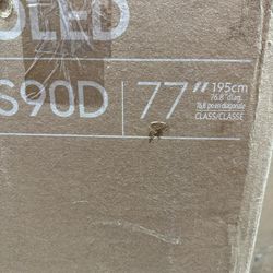 Samsung - 77” Class S90D Series OLED 4K UHD Smart Tizen TV