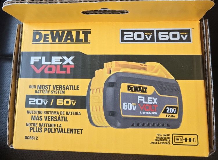 DEWALT BATTERYS 12 AH