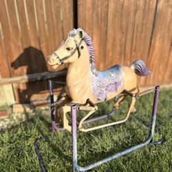Vintage "Wonder" Rocking Horse