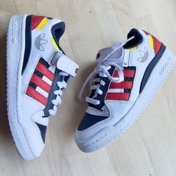 Adidas Forum Low Legend Ink Red Children Unisex Sneakers Kids Shoes Size 5