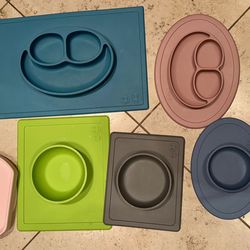 Silicone baby plates mats ezpz