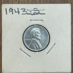1943S - Steel War Time Lincoln Penny
