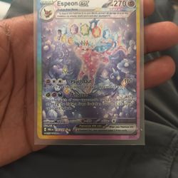 EspeonEX Pokémon Card