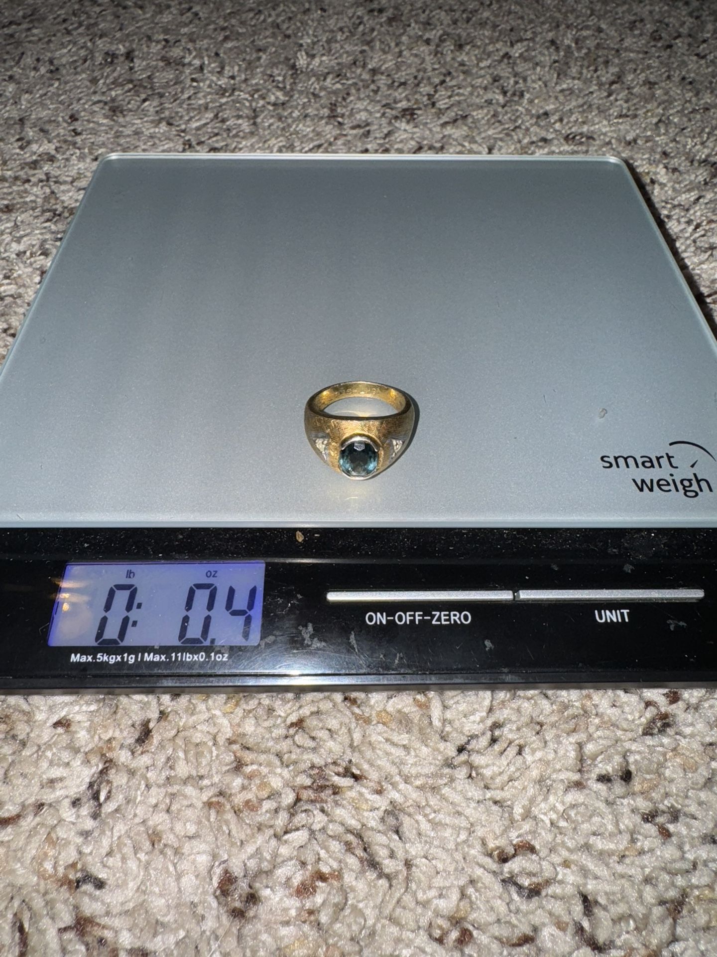 Blue/Gold Ring
