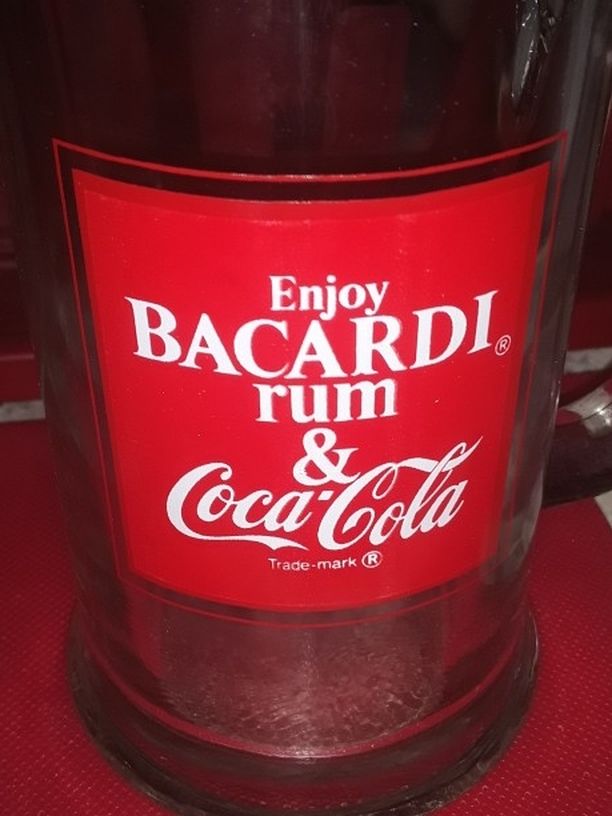 Vintage 1978 Bacardi Rum & Coca Cola