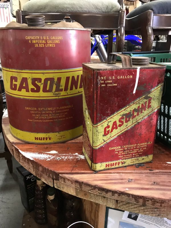 Vintage Gasoline Cans