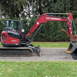 2021 Yanmar VIO80 Mini Excavator - 18K Weight- 2 Buckets - 1,233 Hours