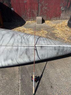 Vintage Fenwick Lunker Stik 5’2” Medium Spinning Rod w/reel
